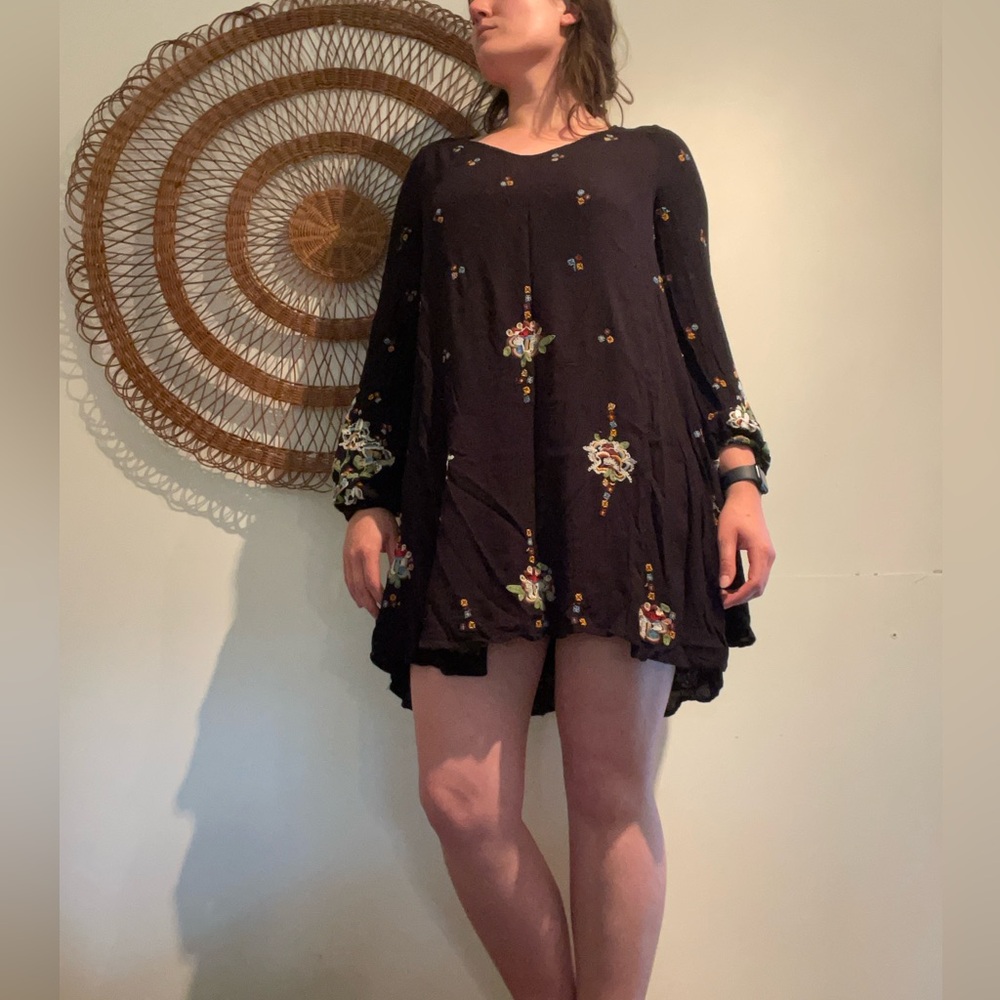 Free people embroidered cocktail dress